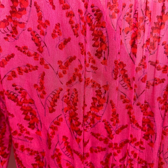 NWT Ba&sh Morris Dress in Fuschia - Large - Picture 7 of 7